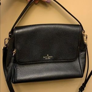 Kate Spade black leather purse